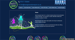 Desktop Screenshot of nextgenerationsport.co.uk